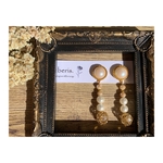 Babypink pearl earring .・゜