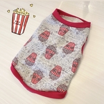 【受注】ポップコーン柄🍿🍿🍿犬服