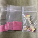 ⑶4匁梅イヤーカフキット薄草色