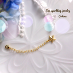ヒトデGold color☆ネックレス調整グッズ