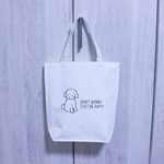 【SALE】エコバッグ（トートバッグ）☆トイプードル☆ホワイト