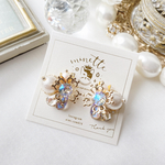 antique flower bijou  pierce