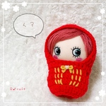 ⚫️🔴だるまちゃん🔴⚫️色を選んでね♡