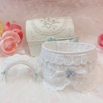 うさぎ♡うさメイドさんセット♡白メイド水色リボン