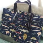  レッスンバッグ   &   シューズケース　　　　深海魚　サイズオーダー　　可