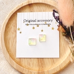 再2✨636. ピンクイエローネオンピアス꙳✧˖⌖resin