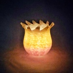 キャンドルホルダー『あかりぶくろ』　イエローピンク