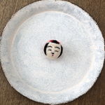 羊毛こけしブローチ　鳴子系