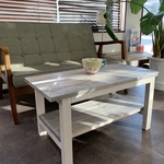 California style Cafe table カフェテーブル　古材風グレー×ホワイト