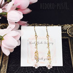 桜ゆらり ピアス／イヤリング
