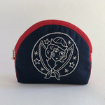 手刺繍ファスナーポーチ「SAILOR GIRL」