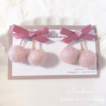 ꫛꫀꪝ✧‧˚ゆらゆらさくらんぼヘアゴム♡ピンク