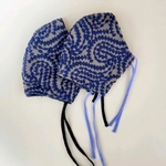 【送料無料】ペイズリー　国産刺繍　立体マスク