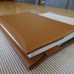 単行本用革のブックカバー　T-10