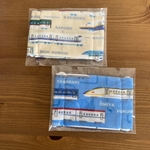 SALE1歳〜3歳用ガーゼマスク＊新幹線柄2枚セット