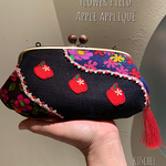 ガーリー♡アップル◉2フェイス親子がま口　がま口財布