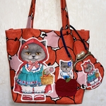 専用♡期間限定SALEコヤンイサムチョン 新作生地RUBLYバッグ＆がま口ポーチ