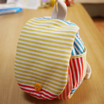 《新春SALE》ベビー・キッズのふわふわリュック（オレンジボタン）