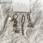 ＊再…販＊3点セット　silver アシンメトリーピアスorイヤリング