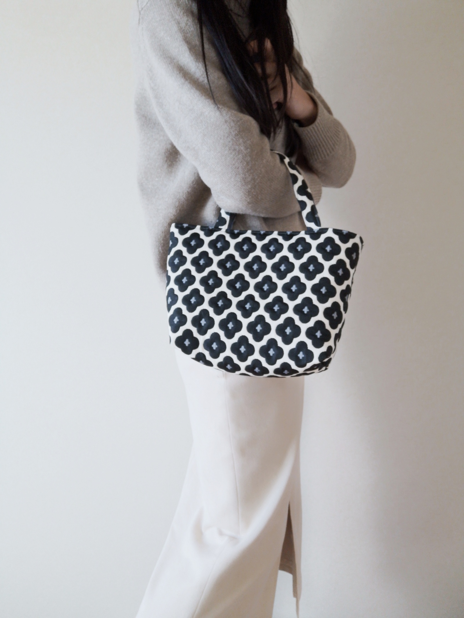 mont bouche＊モンブッシュ フランス生地 花柄 トートバッグ mont bouche＊モンブッシュ フランス生地 花柄 トートバッグ
