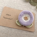 お花ブローチ＊薄紫