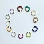 選べる2点セット♡選べる誕生石♡ お守り天然石イヤーカフ