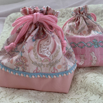 再販3‼︎新学期準備、入園入学♡絶対かわいいジョリーフルールのお弁当袋とコップ袋のセット4♡送料無料