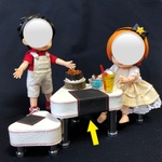 【おにぎり テーブル】モデルはオビツ11 