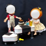 ◆【おにぎり イス】モデルはオビツ11 