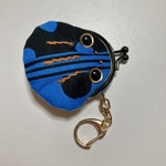 カエル　ケロがま口ミニミニキーホルダー　☆水たまり☆