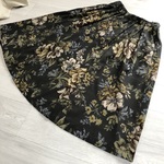 大きな花柄タックギャザースカート＊＊やや難あり
