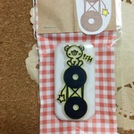 くまさん＊玉紐・封＊消しゴムはんこ