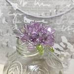 ガラスみたいな花・ライラック・柔らかな紫