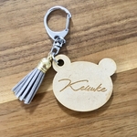 お名前入り🧸くまさんキーホルダー(筆記体)