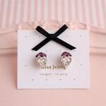 苺の一粒ピアス/イヤリング(ｸﾘｽﾀﾙ)