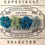 シーズンお値下げ🧶ぷっくりお花のニット🧶バレッタ🧶