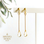 しずくを抱えた（L）イヤリング・ピアス 