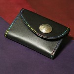 lunae様専用～レインボーステッチのミニウォレット
