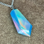 🌈京セラオパールオパール水色クリスタル形ペンダント🌈