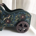 花車★トールペイント★小物入れ
