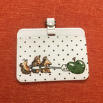 new IDホルダー〜ひっぱれハリネズミ編編〜 社員証入れ　名札入れ