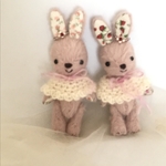 ゆっこりん様オーダー専用ページ(^-^)　小さなうさぎさん　No.7と8体目　イチゴミルクカラー