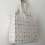 元素記号タイト・アンド・タイディ・トットバッグ; Chemical Elements Tight ‘n’ Tidy Tote Bag; eco bag; エコバッグ; 元素周期表、化学、科学者ギフト