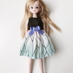 蝶　の羽模様　リカちゃん　ワンピース　(期間限定)