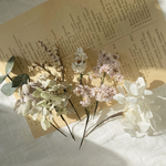 結婚式・成人式✴︎ ドライフラワー髪飾り　pale color