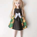 亀甲柄　模様　リカちゃん　ワンピース　(期間限定)