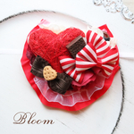バレンタイン♥️フリルチョーカーred♡送料無料