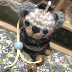 シャム猫のあみぐるみ🧶ストラップ