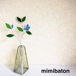 【新作】　mimibaton ＊ステンドグラス　フラワー＊