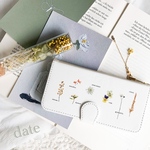 picture book yellow - 植物標本 のような 押し花 手帳型 スマホケース iPhone *。 date